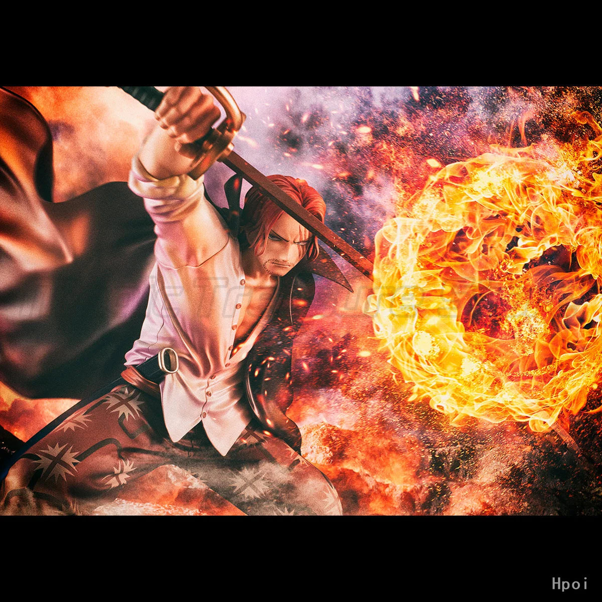 【MT】Original MegaHouse POP PBM ONE PIECE Shanks Playback Memories Figure Toy Model Collection