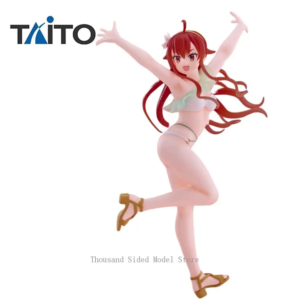 Оригинален TAITO Ravitier Eris Boreas Greyrat Swimsuit Styling Ver. Mushoku Tensei: Joblessed Reincarnation 20Cm Аниме PVC Модел Играчка