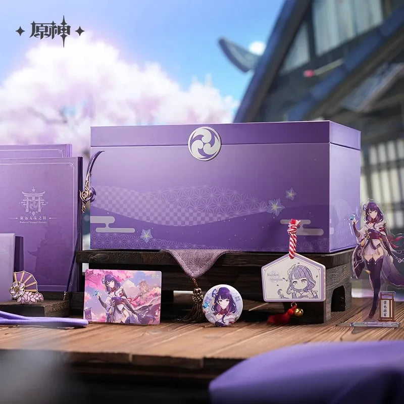 Official Genshin Impact Genuine Anime “Silent Far Undelusional Country” OST Game Peripheral Gift Box Game Tongren Collector Set