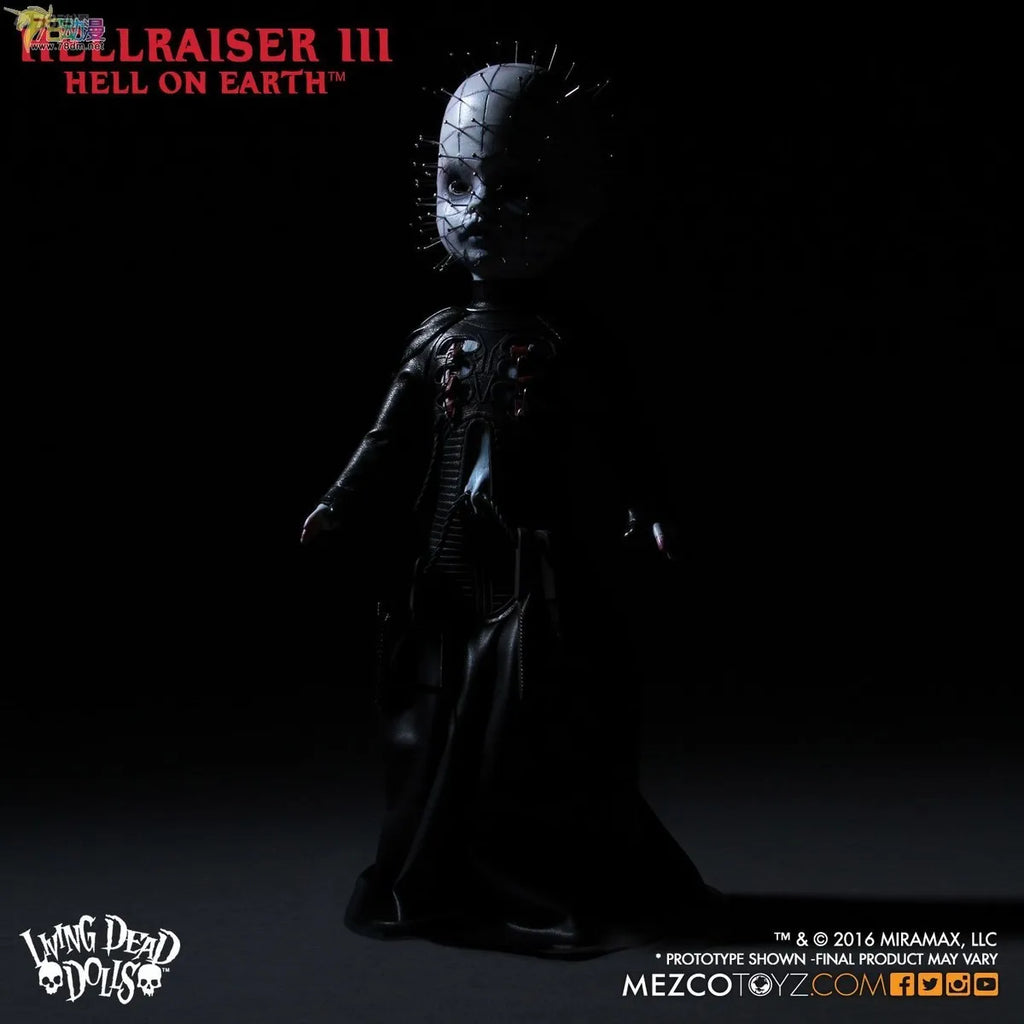 Genuine Mezco Pinhead 10 In Living Dead Dolls From Hellraiser Iii Hell On Earth Collectible Horror Movie Character Doll In Stock