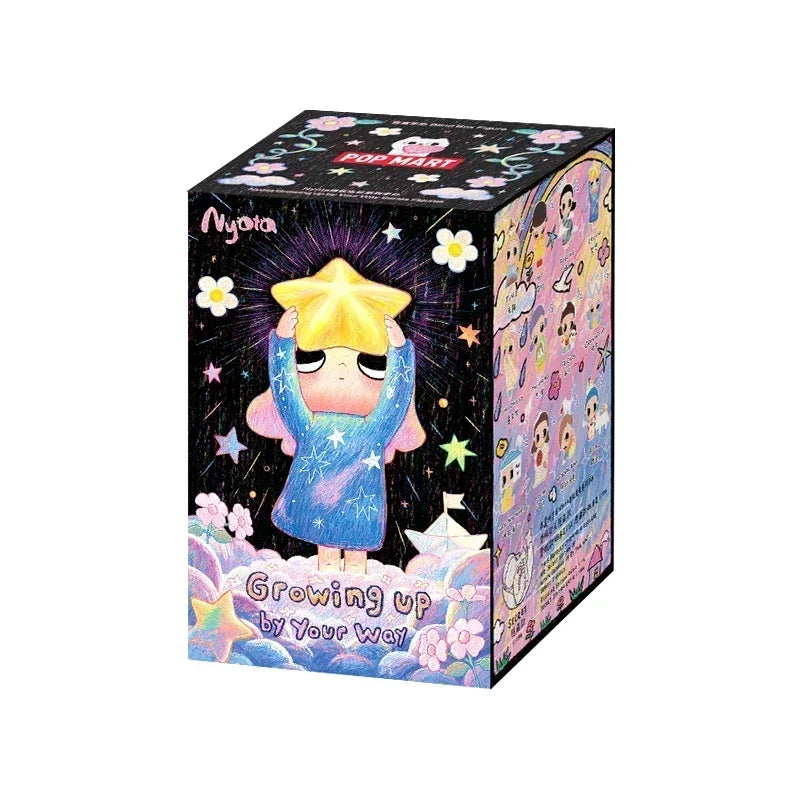 POP MART Nyota Growing Up By Your Way Serie Blindbox Spielzeug Kawaii Anime Actionfigur Überraschungs-Mystery-Box Puppen Mädchen Geschenk