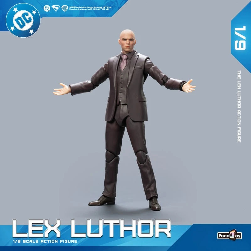 In Stock Fondjoy New Superman Movie Lex Luthor 1/9 Action Figure DC Superman Movie Version Figure Ornaments for Toy and Boy Gift