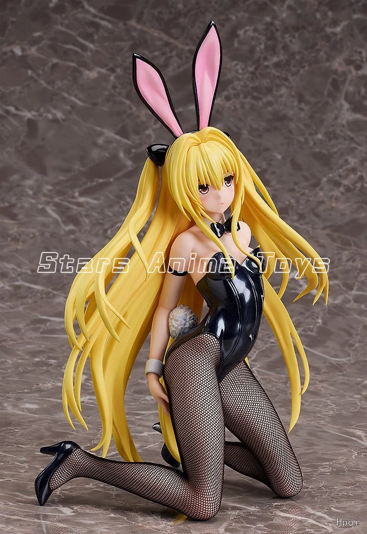 Original FREEing B-style To Love-Ru Darkness Golden Darkness/Momo Belia Deviluke Bunny Girl 1/6 Size Ornament
