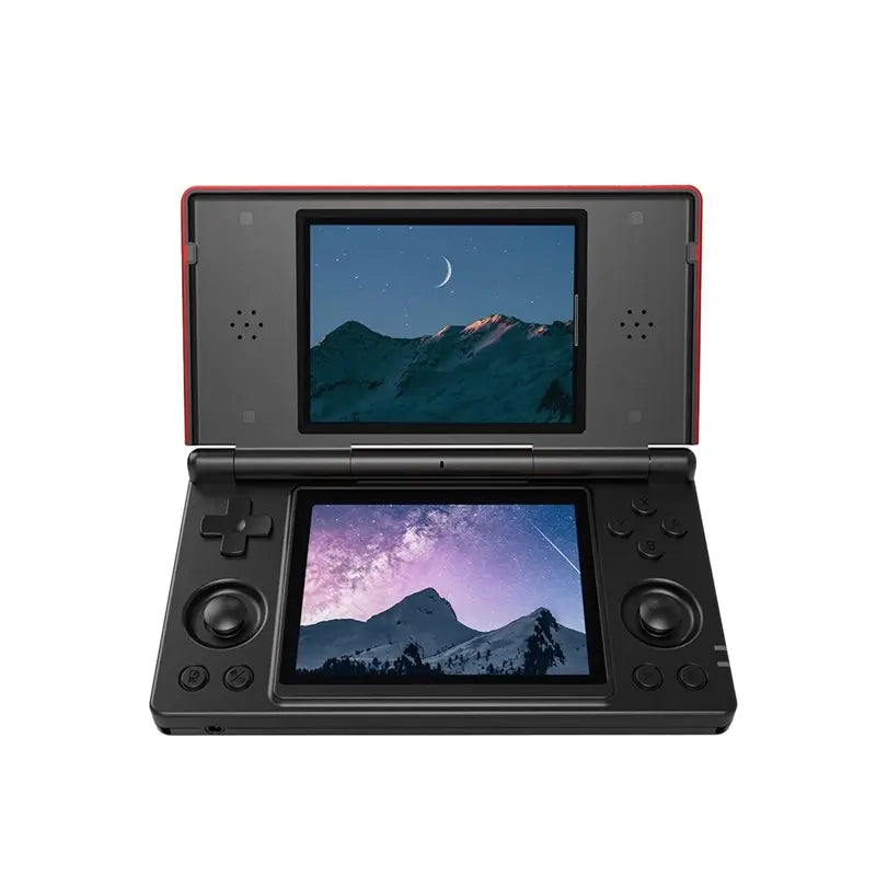 RG DS Handheld Game Console 4" IPS Dual Screen Android 4000Mah Flip Video Games Player Supports Rixelhk Wifi Streaming