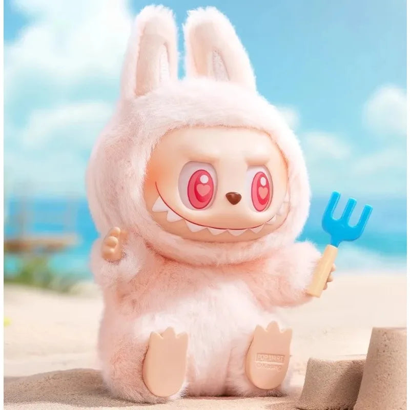 Authentic Pop Mart THE MONSTERS LABUBU Sitting Party Series Vinyl Plush Blind Box Figur Anhänger Labubu Original Collection