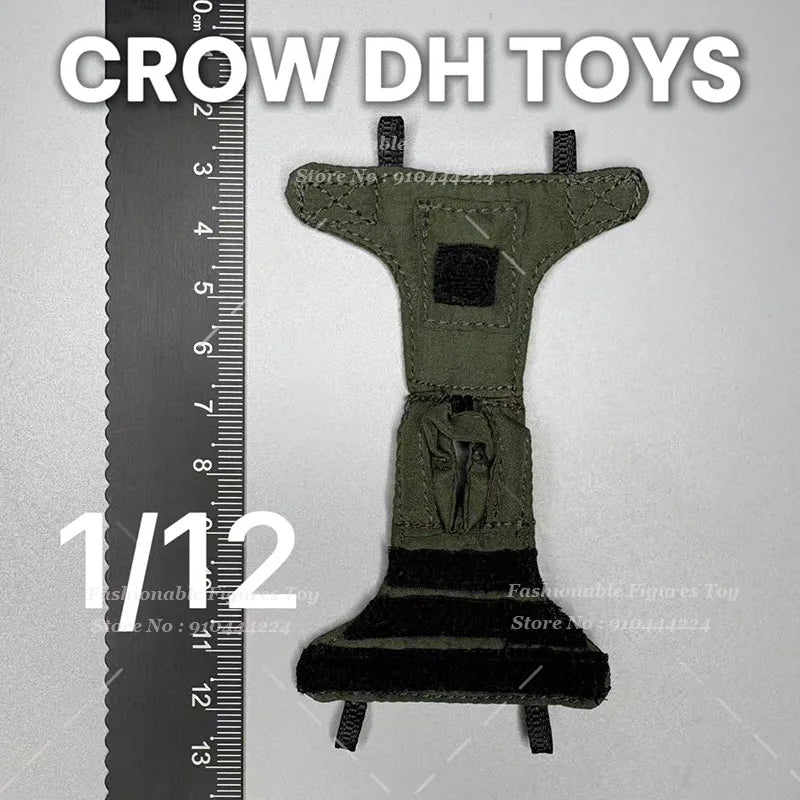 ‌CROWDHTOYS 1/12 Scale Men Soldier Vest Trendy Chest Rig Tactical Bulletproof Armor Kit Fit 6Inch Action Figure Model Dolls