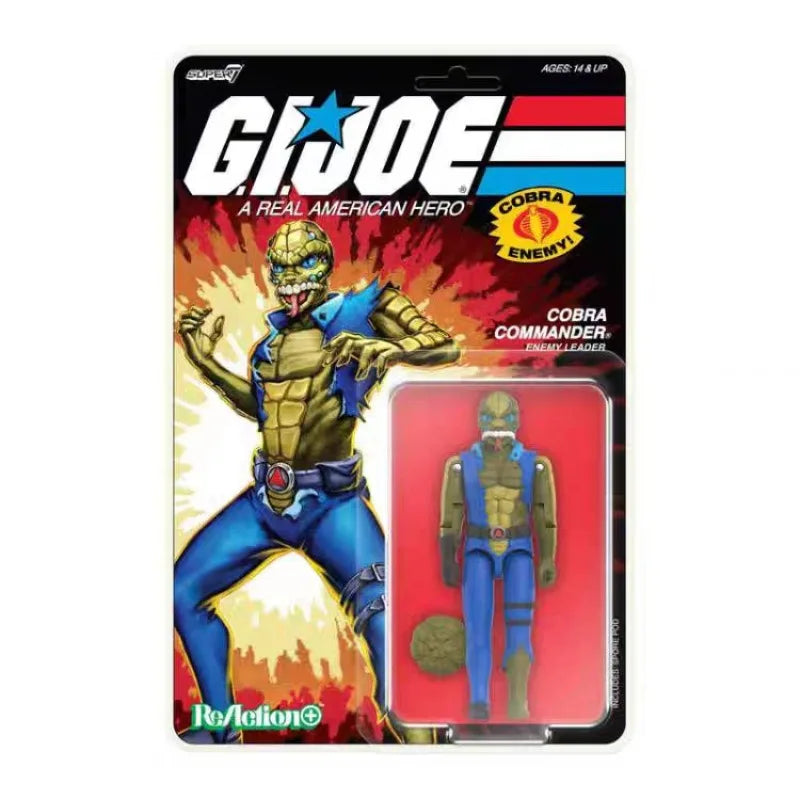 Original Hasbro G.I. Joe Classified Series A REAL AMERICAN HERO COBRA COMMANDER Anime Figure Collection Toys Ornaments