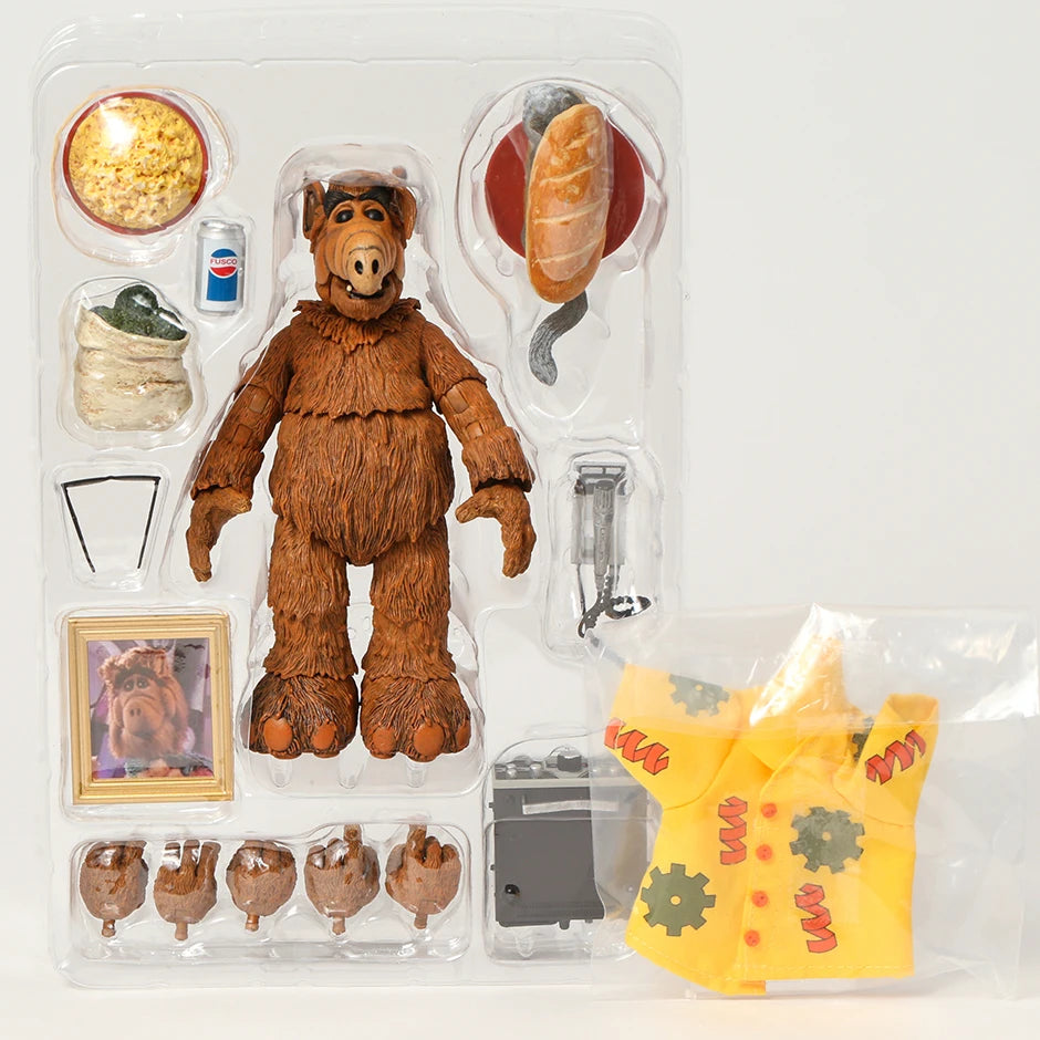 NECA Alf Ultimate 7-Inch Scale Action Figure Figuine Model Decoration PVC Toy
