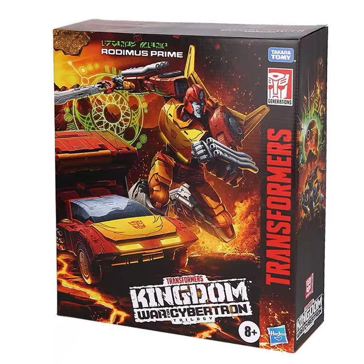 In Stock Original Hasbro Transformers War for Cybertron Kingdom WFC-K29 Rodimus Prime Commander Class Super Action Figure