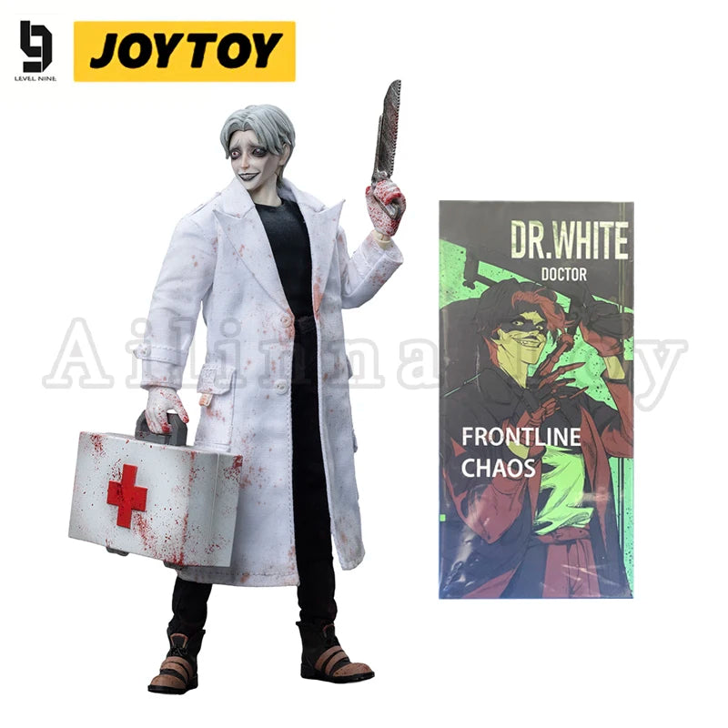 JOYTOY Level Nine 1/12 Action Figure Frontline Chaos DR.WHITE NO.77 Anime Military Model