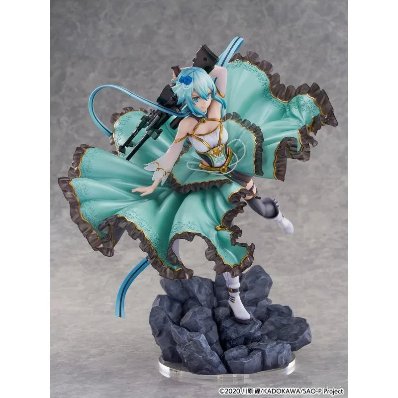 【In Stock】SSF EStream Sword Art Online Sinon Crystal Dress Ver 1/7 Scale Anime Figure