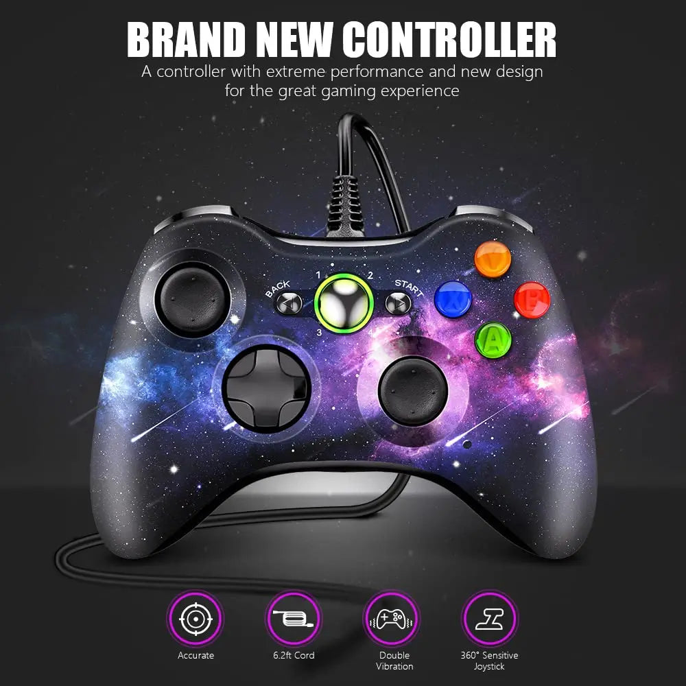STORM WYRM USB Wired Game Controller For Xbox 360 Console,Joypad For Win 7/8/10PC Joystick Controle Mando Gamepad ForXbox 360