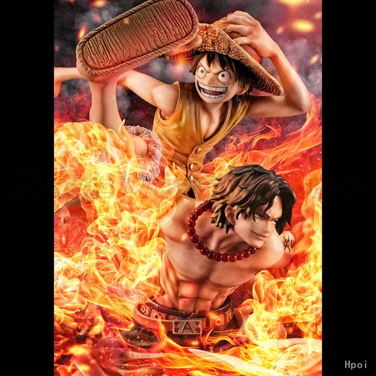 【MT】Original MegaHouse POP NEO-MAXIMUM ONE PIECE Monkey D. Luffy PORTGAS.D.ACE 20th LIMITED Ver Figure Toys Collectible