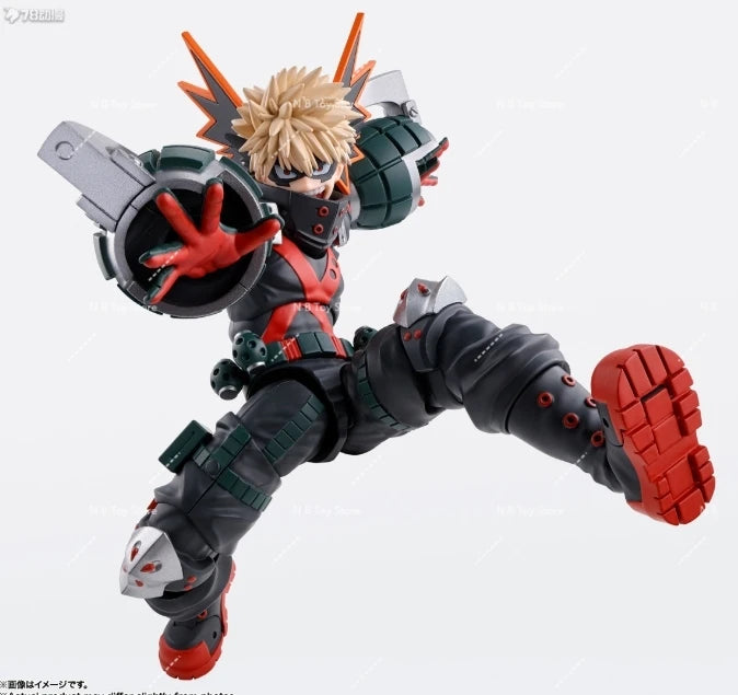 In Stock Bandai S.H.Figuarts Series Mobile Toys Midoriya Izuku, Bakugo Katsuki Toy Collection Gift