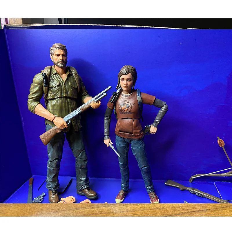 New Spin Master Last Survivor Joel Ellie 6-Inch Double Set 1/12 Mobile Handheld Toy Model Toy Movie Anime Collection Toy Gift