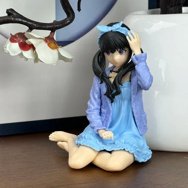 Anime Lycoris Recoil Figurine Takina Inoue Action Figures 10.5cm PVC Cute Collection Peripheral Model Desktop Decoration Gifts