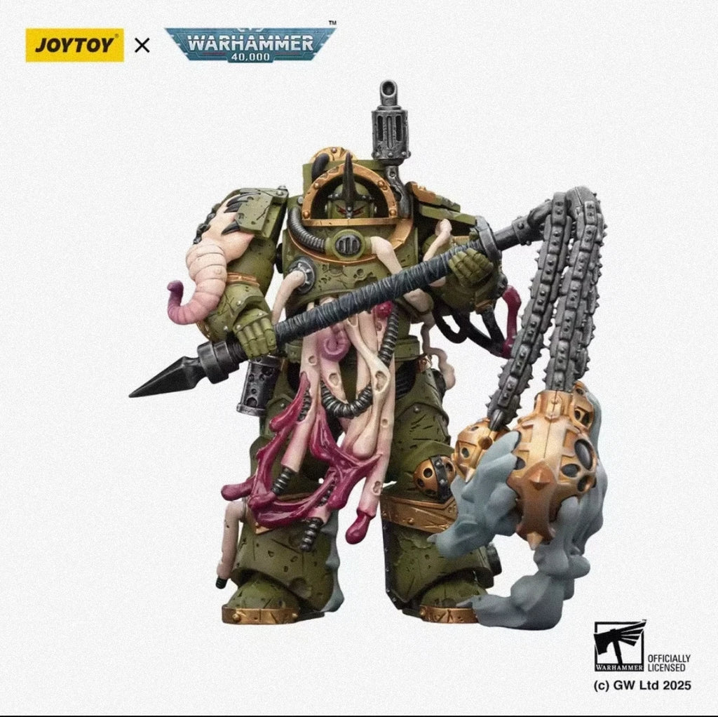 JOYTOYDark Source Warhammer40KDeath Guard Death Shroud Terminator Trio1:18Movable Soldier