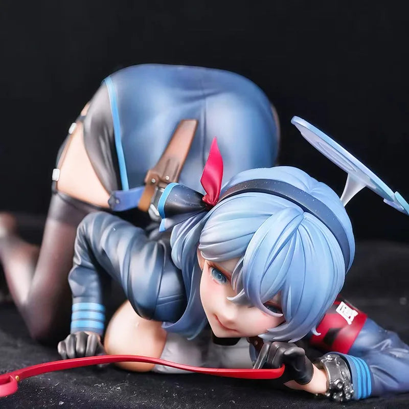 Playful Pretty Girl Anime Figure Lying Pose Collectible Model Blue Archive Statue Desktop Decoration Gift For Otaku Anime Fans