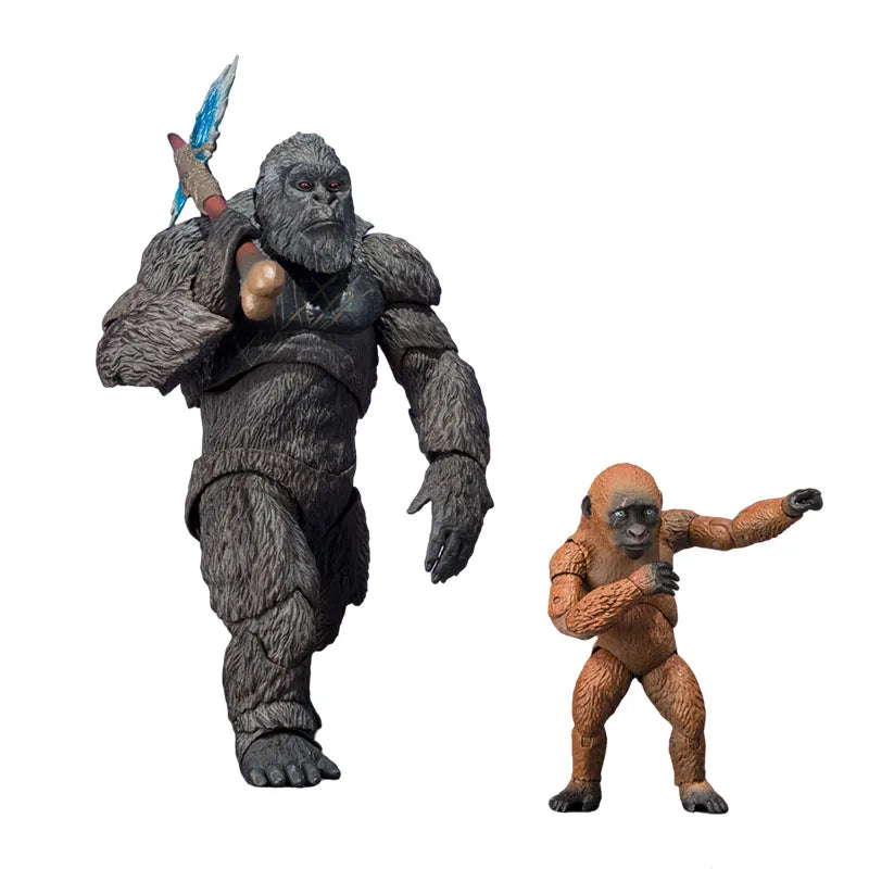 Bandai Genuine SHM Godzilla vs Kong: The New Empire Suko& MOTHRA (2024) Anime Action Figure Model Toys Ornaments Gift Children