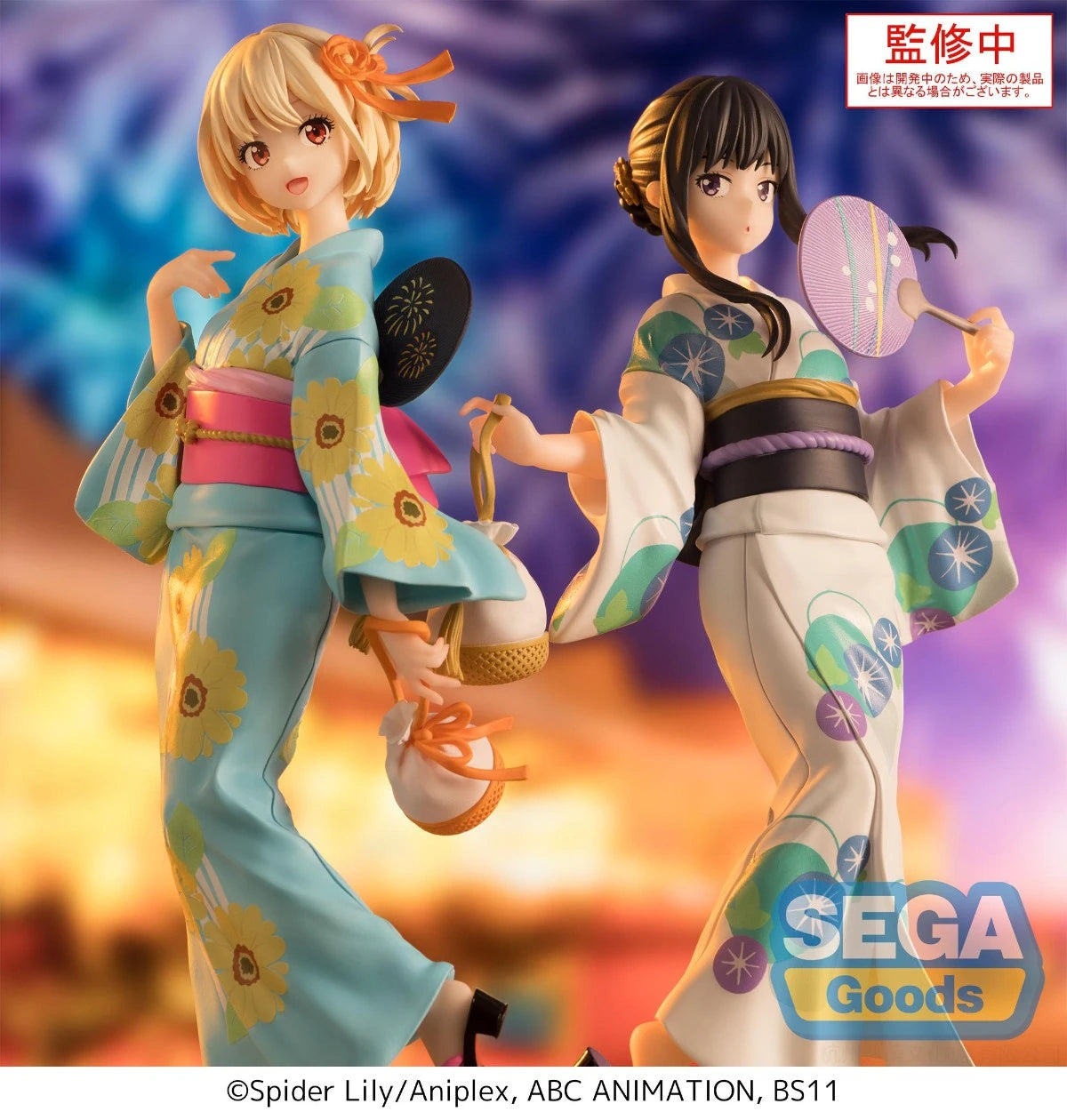 100% Original in Stock SEGA Lycoris Recoil Luminasta Nishikigi Chisato Inoue Takina Anime Figure Action Figure Model Decoration