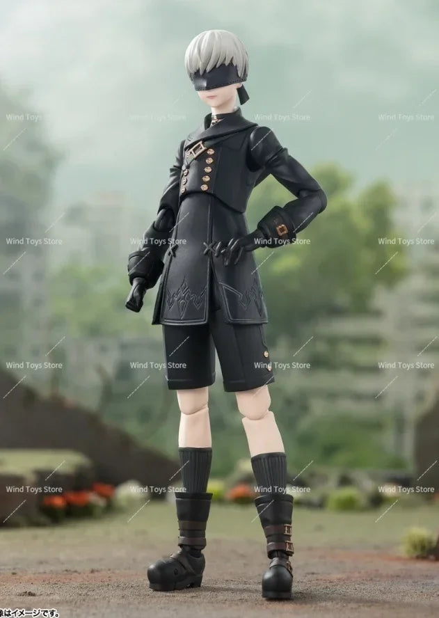 In Stock SH Figuarts SHF Nier Ver1.1a 9S Anime Action Figures Toys Models Collector S.H.Figuarts PVC Gifts