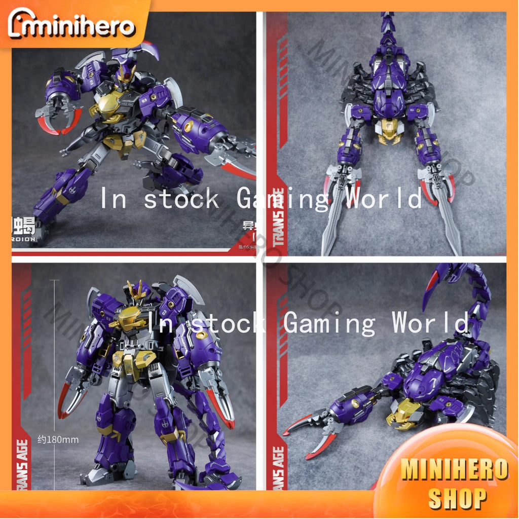 CANG TOYS TRANSAGE Insecticon Action Figures Robot Toys Collectible Anime Figures for Adults Kids Transforming Mecha Toy Gift