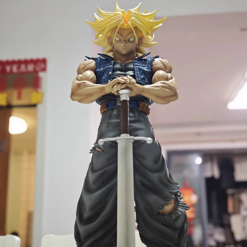 JT Toys 53 cm Dragon Ball Anime Figur Torankusu Figur Trunks PVC Statue Sammlung Modell Dekoration Benutzerdefiniertes Geschenkspielzeug
