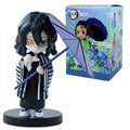 In stock 12cm kawaii  Demon Slayer Plum Rain Series with Box Handmade Model no Yaiba Kamado Nezuko Action Figure Ornament Gift