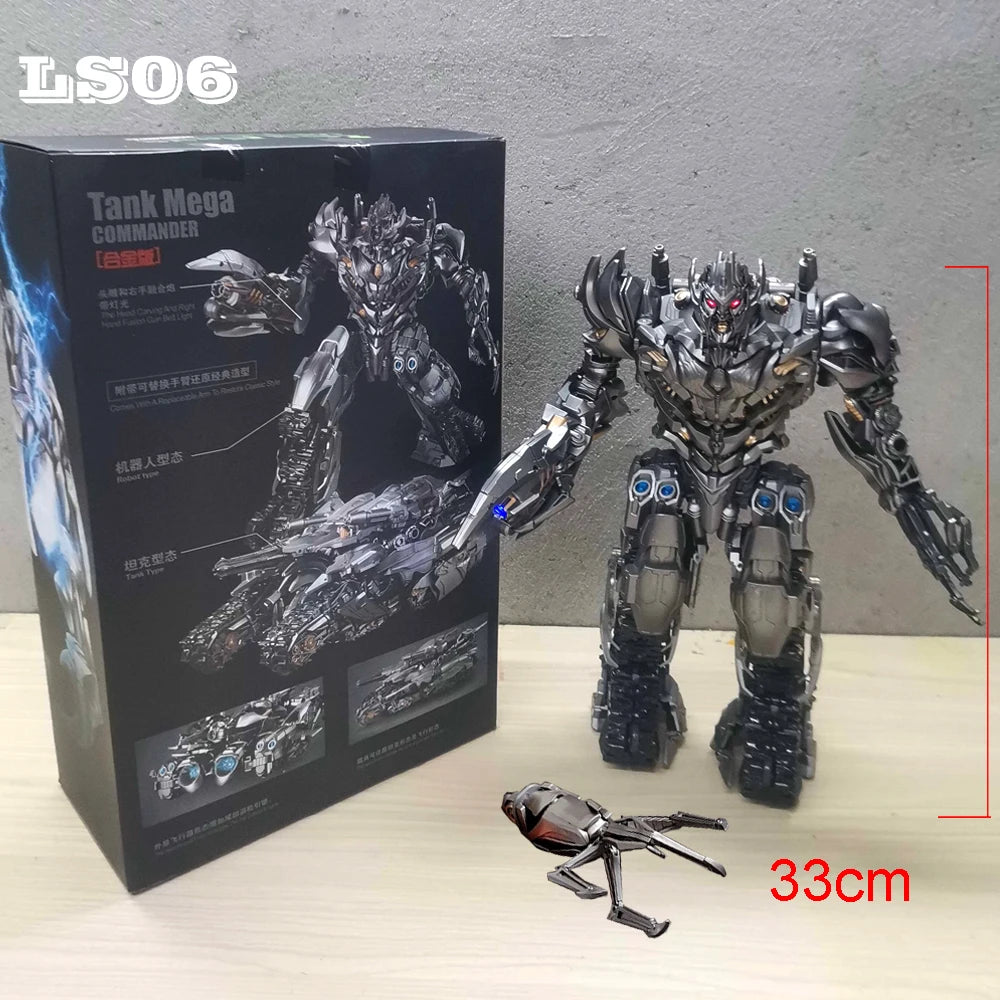 BMB LS05 Grimlock Dinosaur Transformation Toys Tank LS06 Galvatron LS07 Bumblebe Car Action Figure Deformation Robot Anime Model