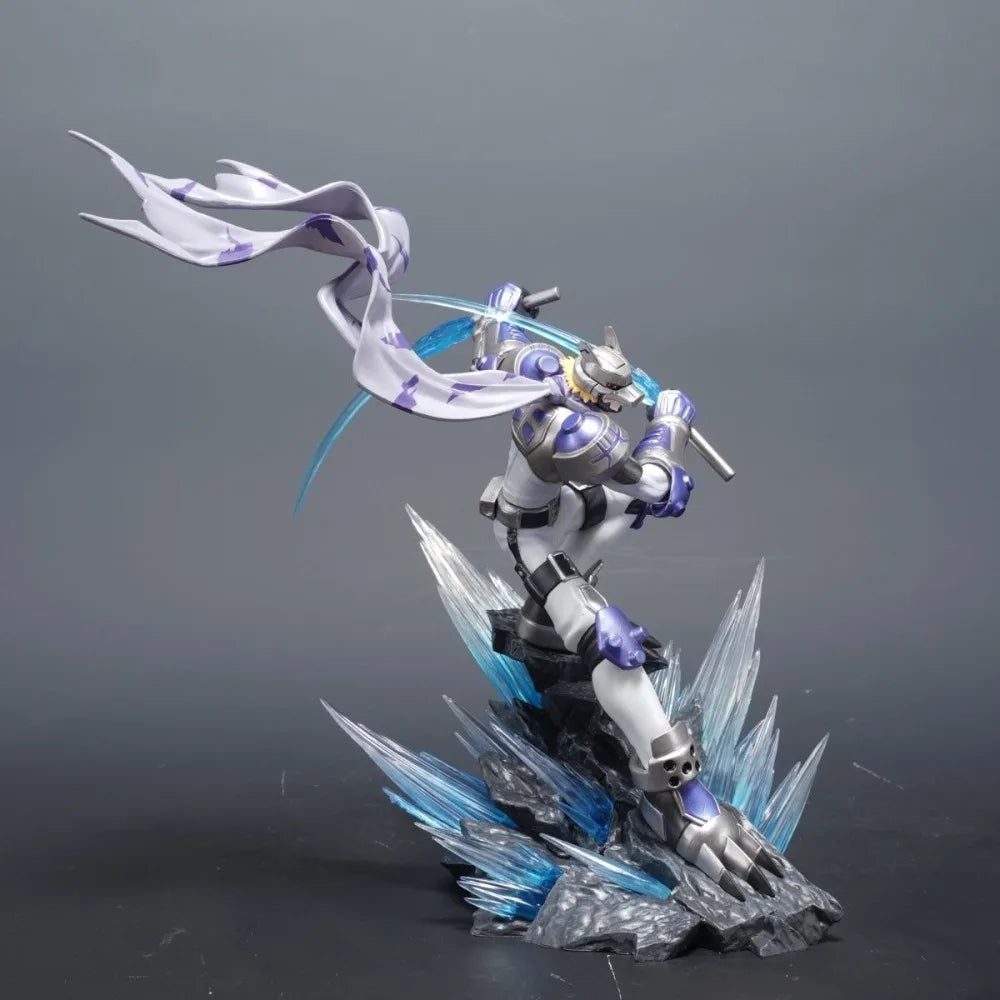 23cm/9.1in Anime Digimon Adventure Figure Wolfmon Action Figures Pvc Statue Collection Model Toys Gifts