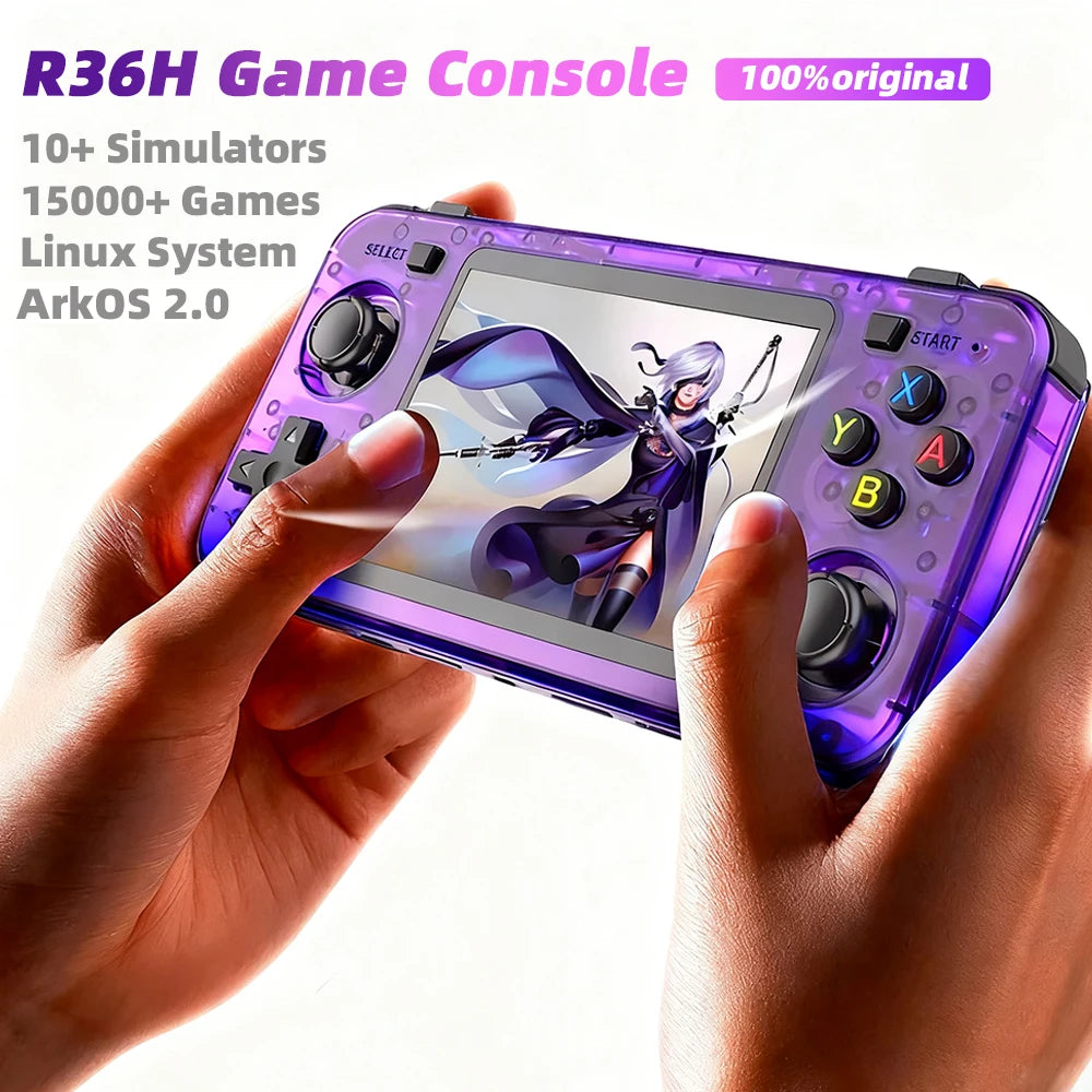 What's Java Game R36h R36H original open-source handheld console with built-in 15000+games R ...