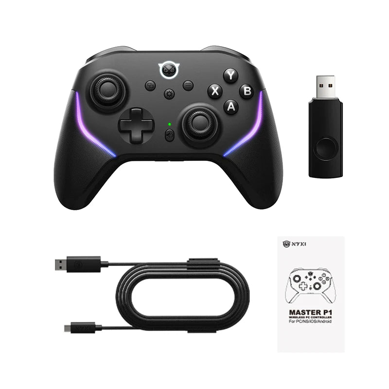 NYXI for PC Switch2 Master P1 Wireless Game Controller Hall Effect Gamepad Controller