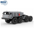 Military Series Armed Transport Vehicle MAZ 537 Model Assembling Building Blocks Set MOC Classic Bricks Kid's Toys Birthday Gift