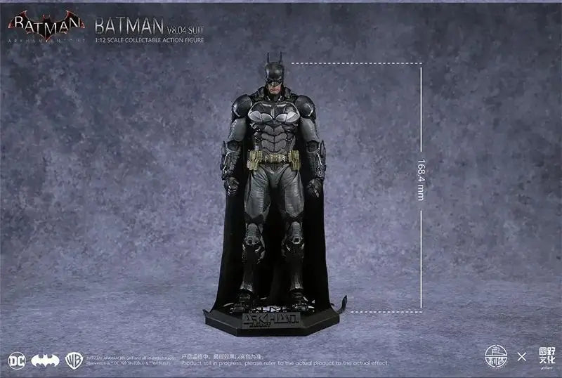 Original LPZZ Toys Arkham Knight Figure V8.04 Suit Batman Action Figures 002 Deathstroke DC Multiverse Superman 1/12 Statue Gift