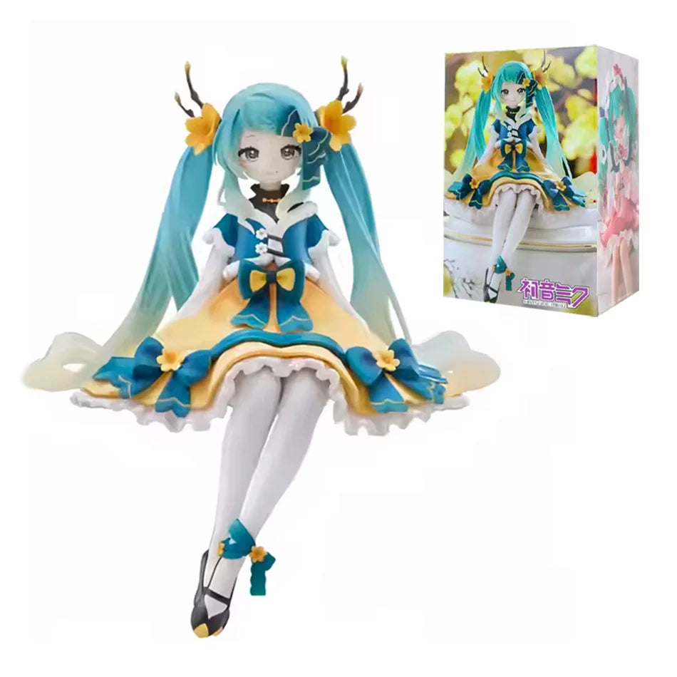 Anime Figure Hatsune Miku Noodle Stopper Figure 2025 Spring Festival Ver. Action Figurine Collector Model Doll