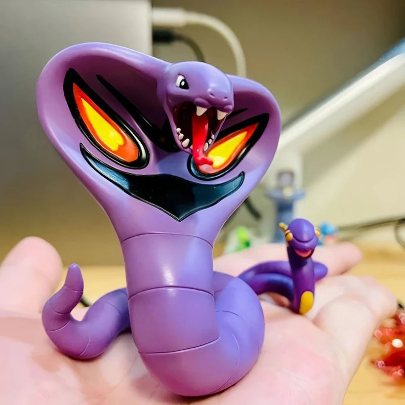 Hot Anime Pokemon Figure 023 Ekans 024arbok Figures Statue Collectible Model Ornament Toys Desktop Ornament Boys Birthday Gifts