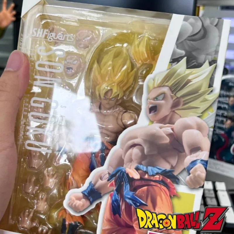 In Stock Anime Shf Dragon Ball Z Son Goku Legendary Action Figure Pvc Movable Collection Anime Super Kakarotto Figurine Models