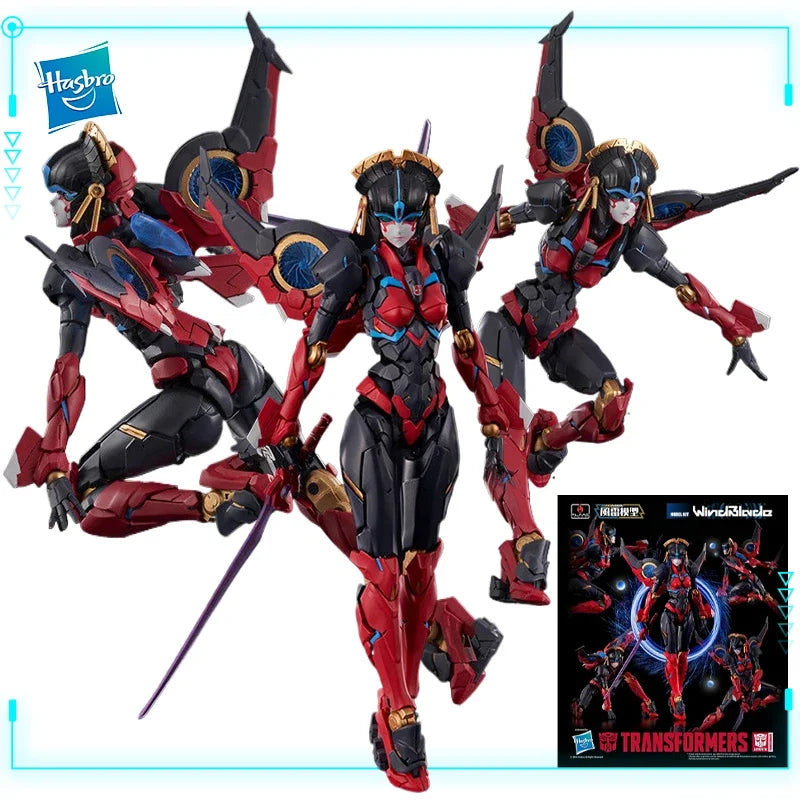 Hasbro Original Genuine Flame Toys Furai Model Transformers Windblade Mobile Suit Girl 16cm Assembly Model Toys Action Figures