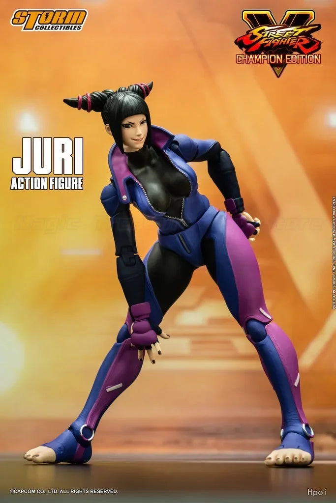 【MT】In Stock Original Storm Collectibles Street Fighter JURI Han 1/12 Action Figure Model Toy Gifts