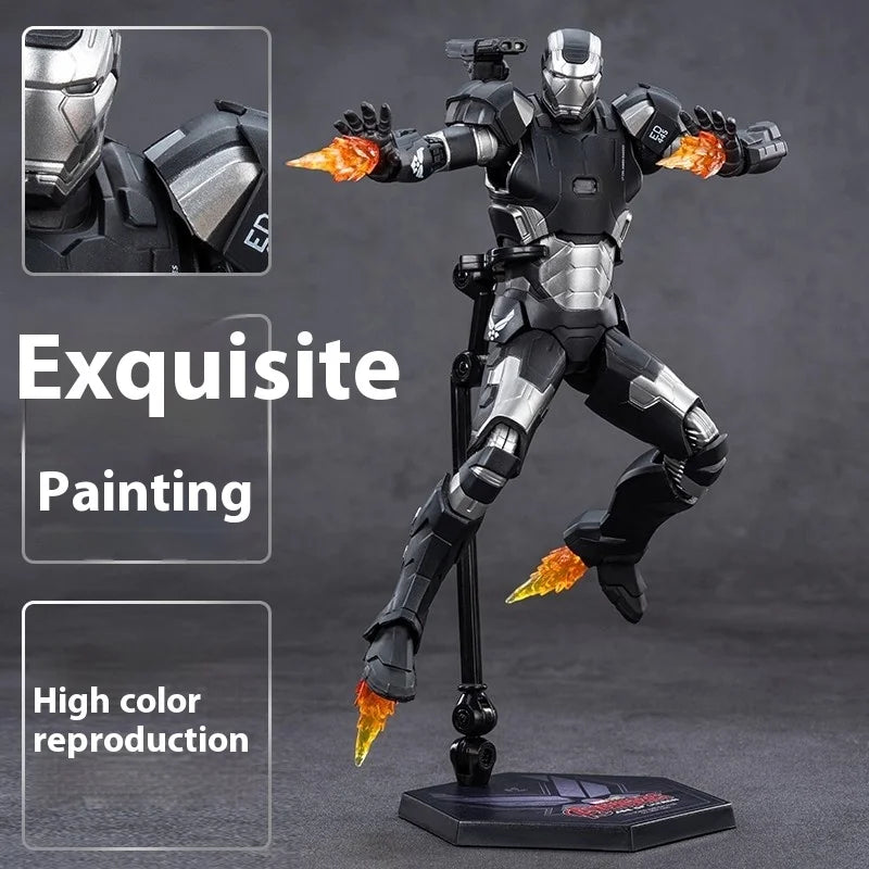 New ZD Toys Figure Model War Machine MK2 Iron Man Action Figure Model Doll Joint Movable Custom Kid collect Toy Birthday Gift