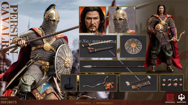 HAOYUTOYS HH18075 1/6 Men Soldier Persian Heavy Cavalry History War Collecting Dolls Full Set 12Inch Action Figure Model Toys
