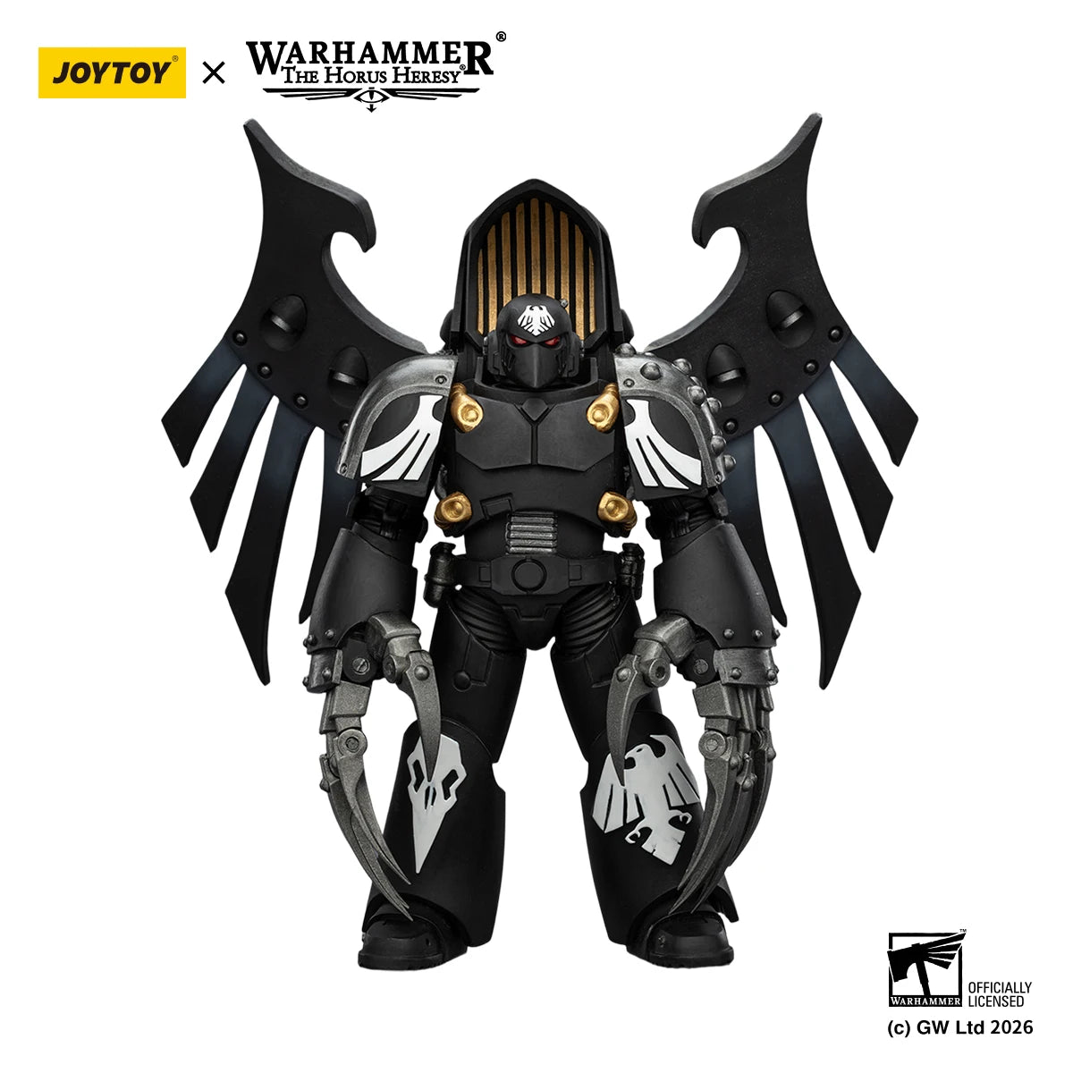 【Pre-sale】JOYTOY Warhammer 40K Raven Guard Dark Fury Mor Deythan Shade MK III Tactical Legionary 1/18 Anime Figure