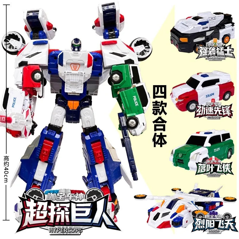 5 IN 1 Carbot Safari Saver Transformation Robot to Car Toys Action Figures Penta Storm Model Deformation Cars Toy Gift