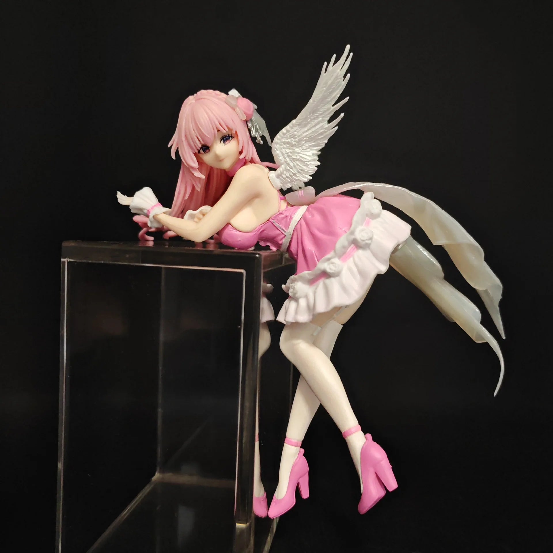 FuRyu Goddess of Victory NIKKE Dorothy Noodle Stopper Figure Pink Angel Wings Anime Girl PVC Statue collect Desk Ornament Gift