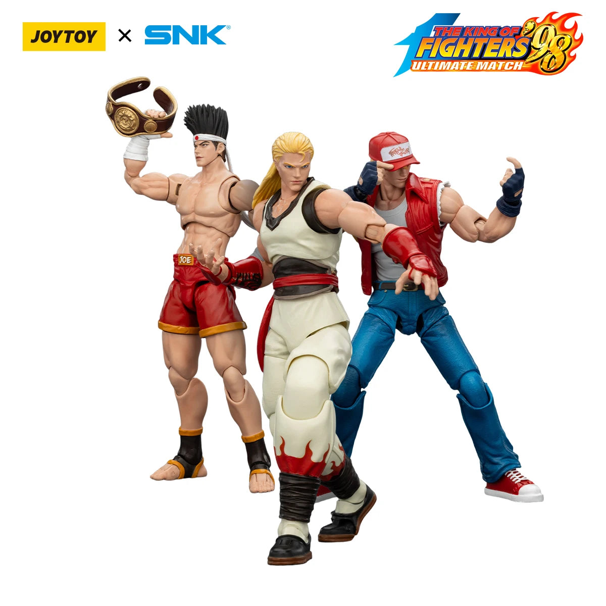 [Pre Order]JOYTOY SNK 1/18 Action Figure KOF '98UM Fatal Fury Team Terry Bogard Andy Bogard Joe Higashi figures Toys Model