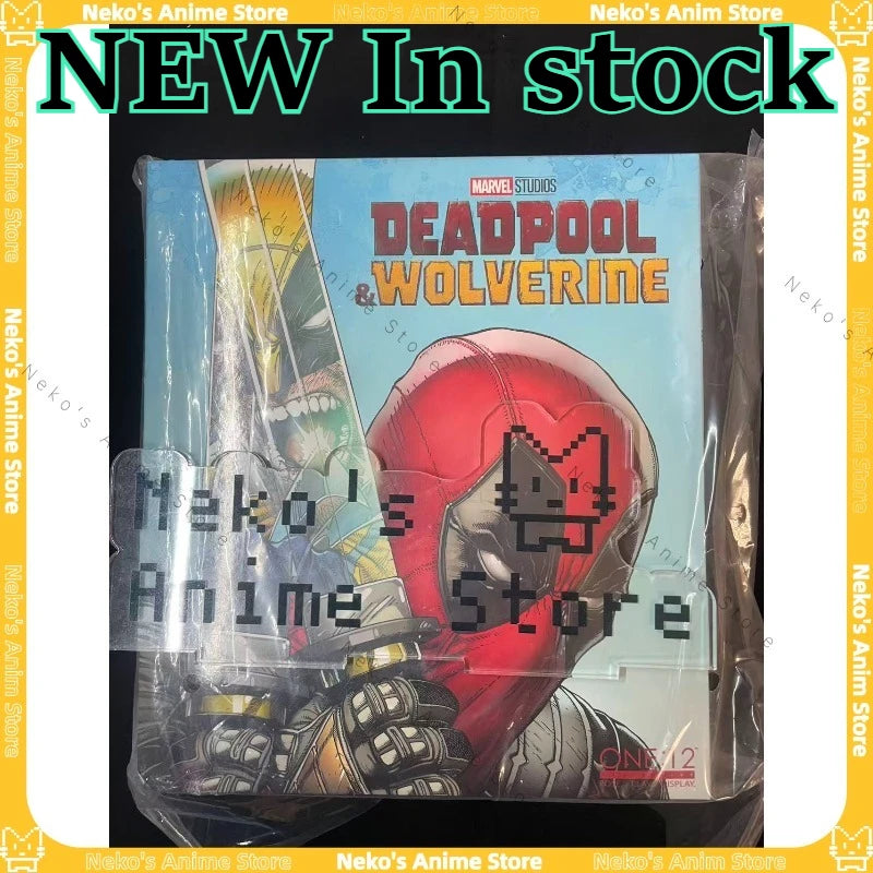 【In Stock】Mezco One:12 Collective Movie Edition Deluxe Deadpool Action Figure  Anime Model Trendy Toys Desktop Doll Gift Figur