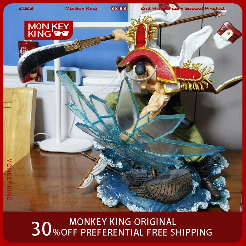 50cm One Piece Figure Edward Newgate High-quality Resin Anime Collection Model Desktop Ornaments Room Decoration Holiday Gift