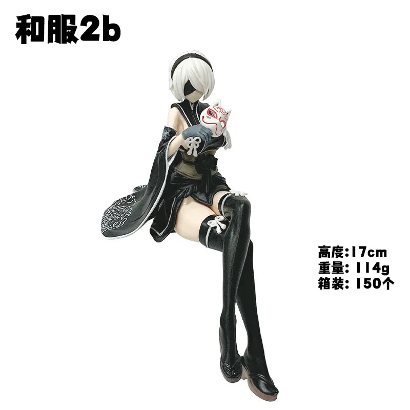 Game NieR YoRHa 2B A2 kimono Action Figure Toys