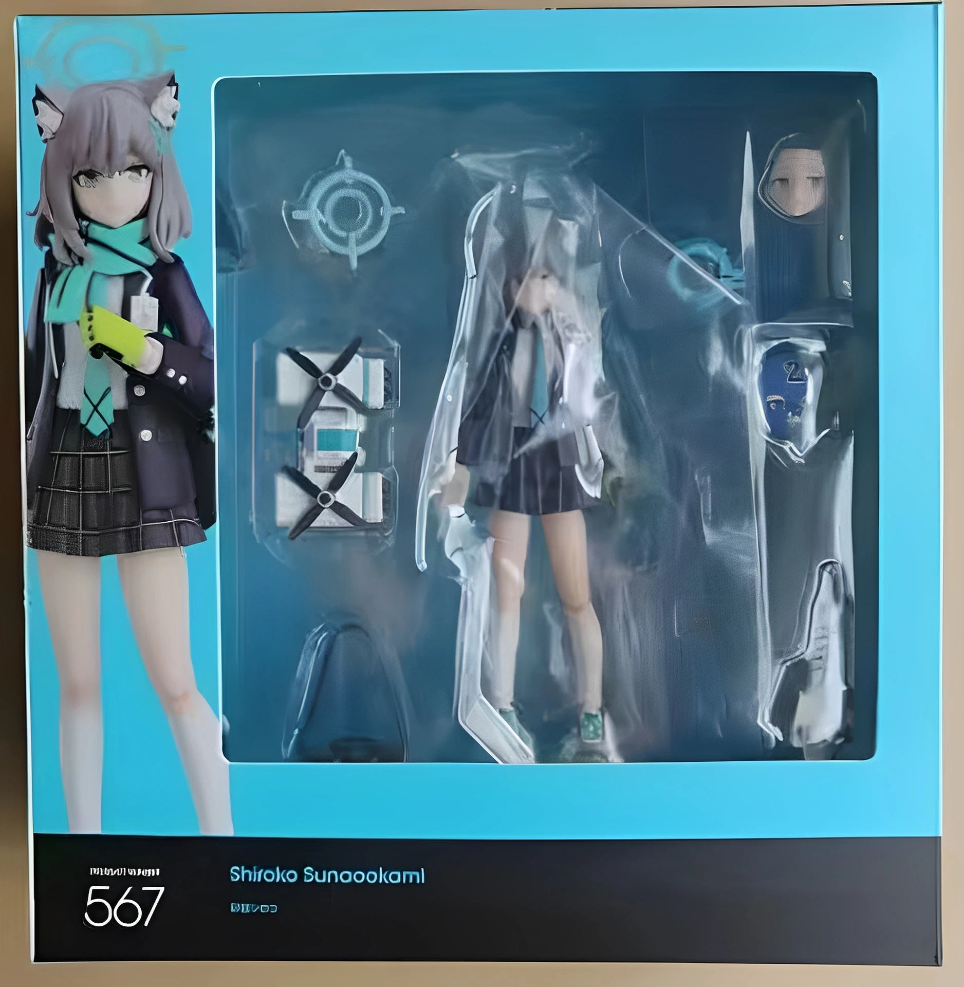 15cm Blue Archive Anime Figures Sunaookami Shiroko Action Figure model Doll Collection Toys Gifts