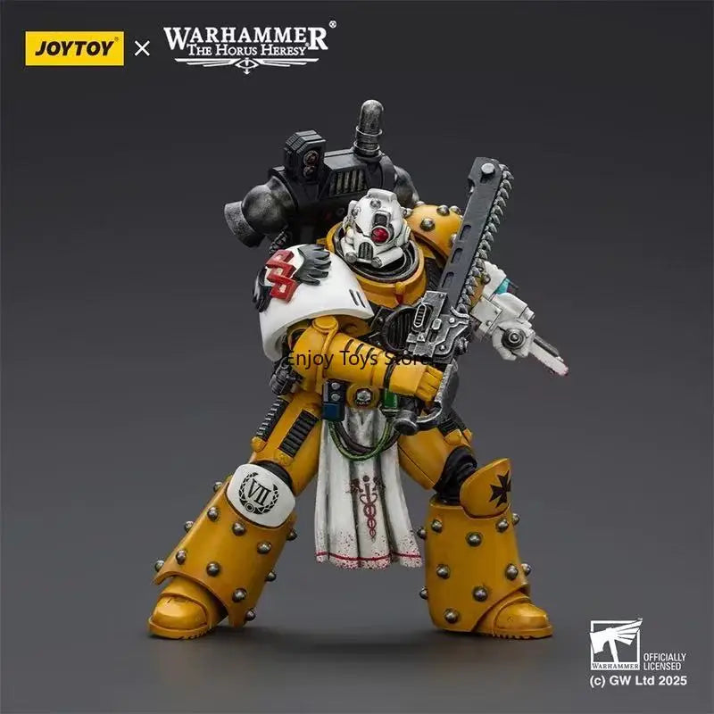 Spot Goods  JOYTOY Dark Source Warhammer Horus Heresy Imperial Fists Legion Apothecary 1:18 Movable Soldier Mannequin To Play